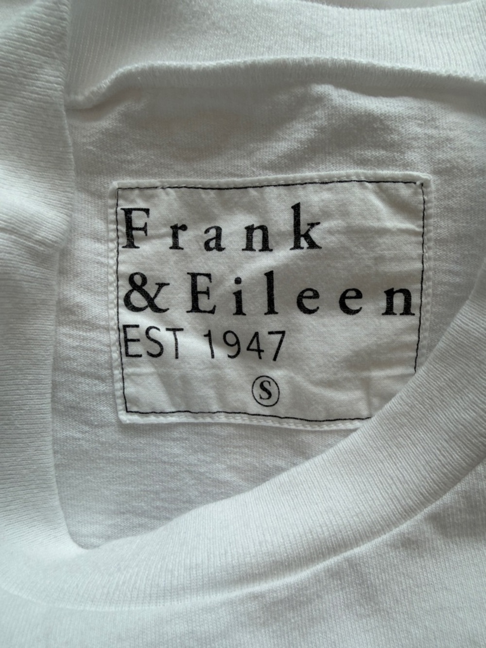 Frank & Eileen Mini Harper Tee Dress White Size S - Picture 5 of 7
